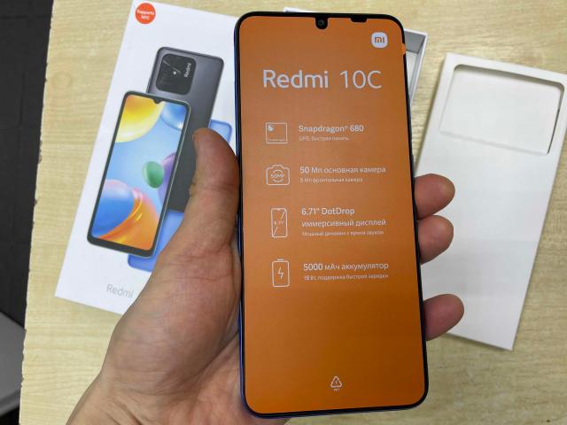 Абсолютно новый Xiaomi 10C 64 gb. Емкий аккумулятор на 5000 мАч. Топовый процессор Snapdragon 680! Камера на 50 Мп. Без торга, самовывоз! Гарантия год