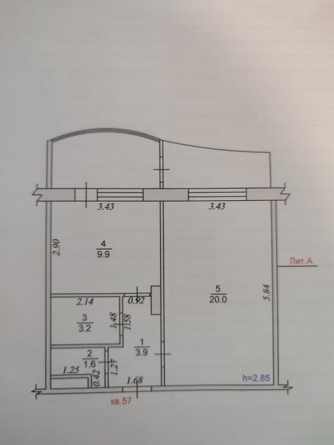 1 комн., 39 м?, 112 серия, Автовокзал