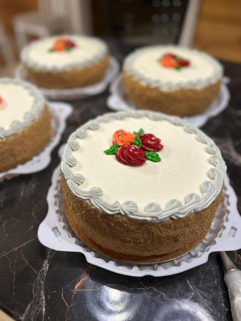 вкусный масляный торт